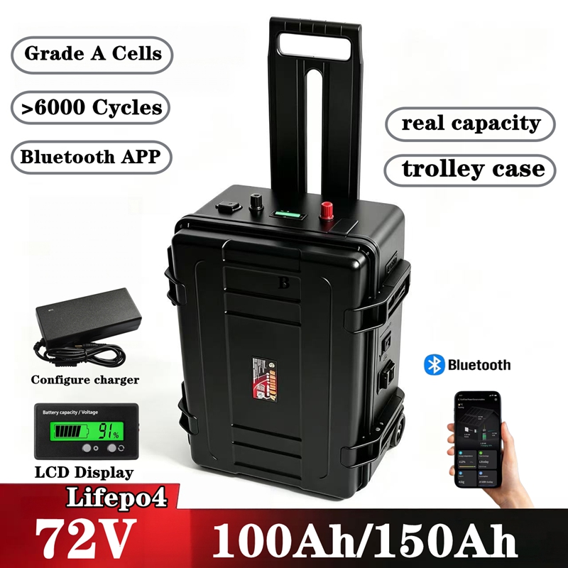 Waterproof 72V 150Ah 100Ah LiF - đánh giá và giá Lifepo4 72V 100Ah Battery Pack Ev